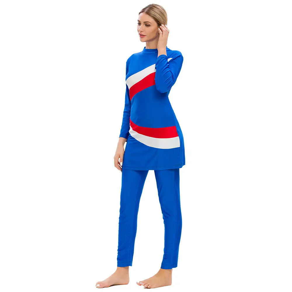 Исламский мусульманский женский купальник Burkini Купальник с капюшоном полным