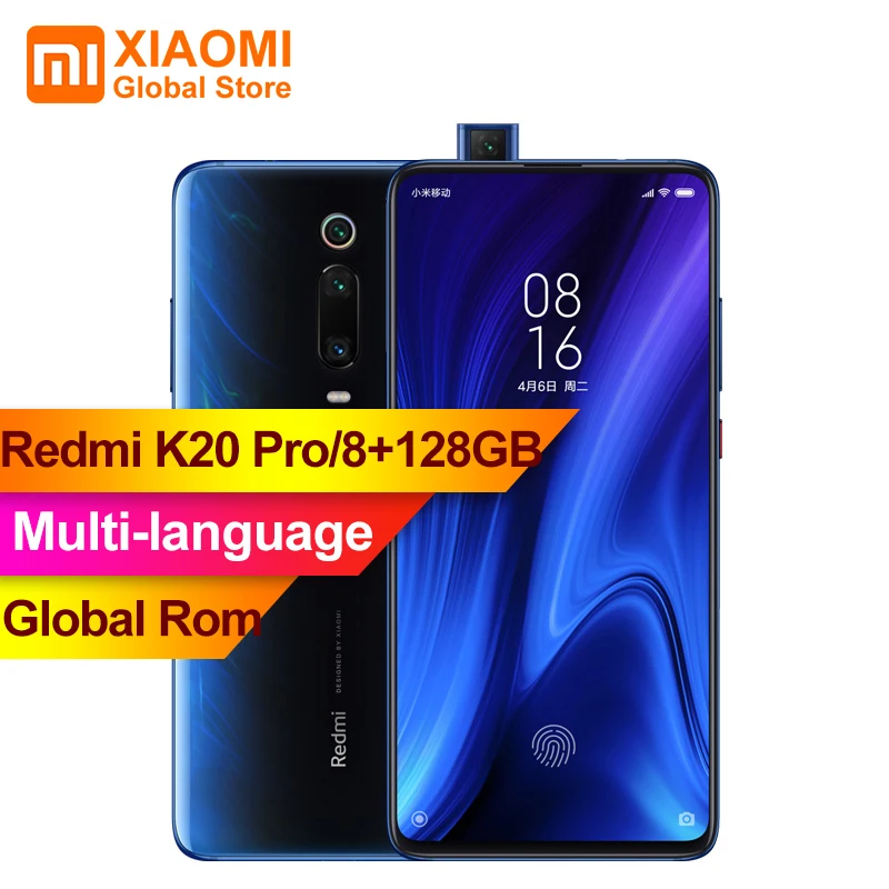 CN версия Xiaomi Redmi K20 Pro 8 ГБ ОЗУ 128 Гб ПЗУ Восьмиядерный процессор Snapdragon 855 6 39 дюйма
