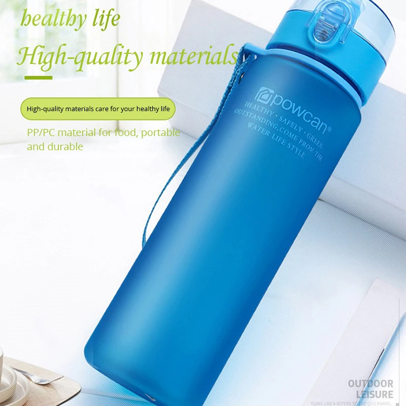 

Hot Sport Water Bottle 400ML 800ML Protein Shaker Outdoor Travel Portable Leakproof Drinkware Plastic By Drinkware Cup BPA Free