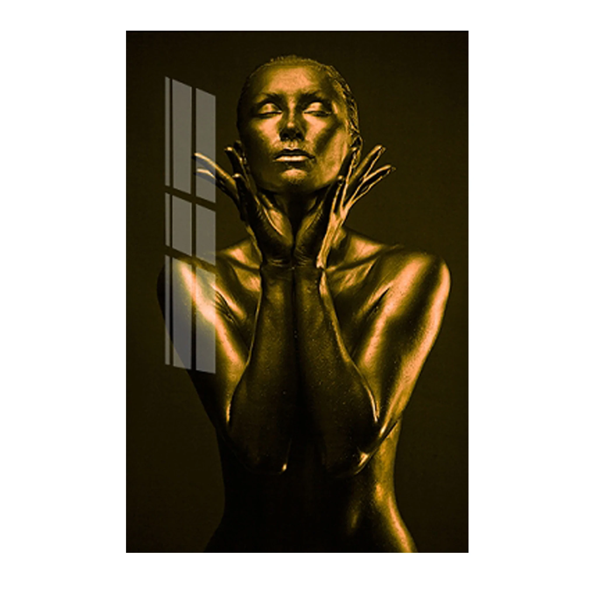 Черное золото обнаженное Африканское искусство Современный домашний декор