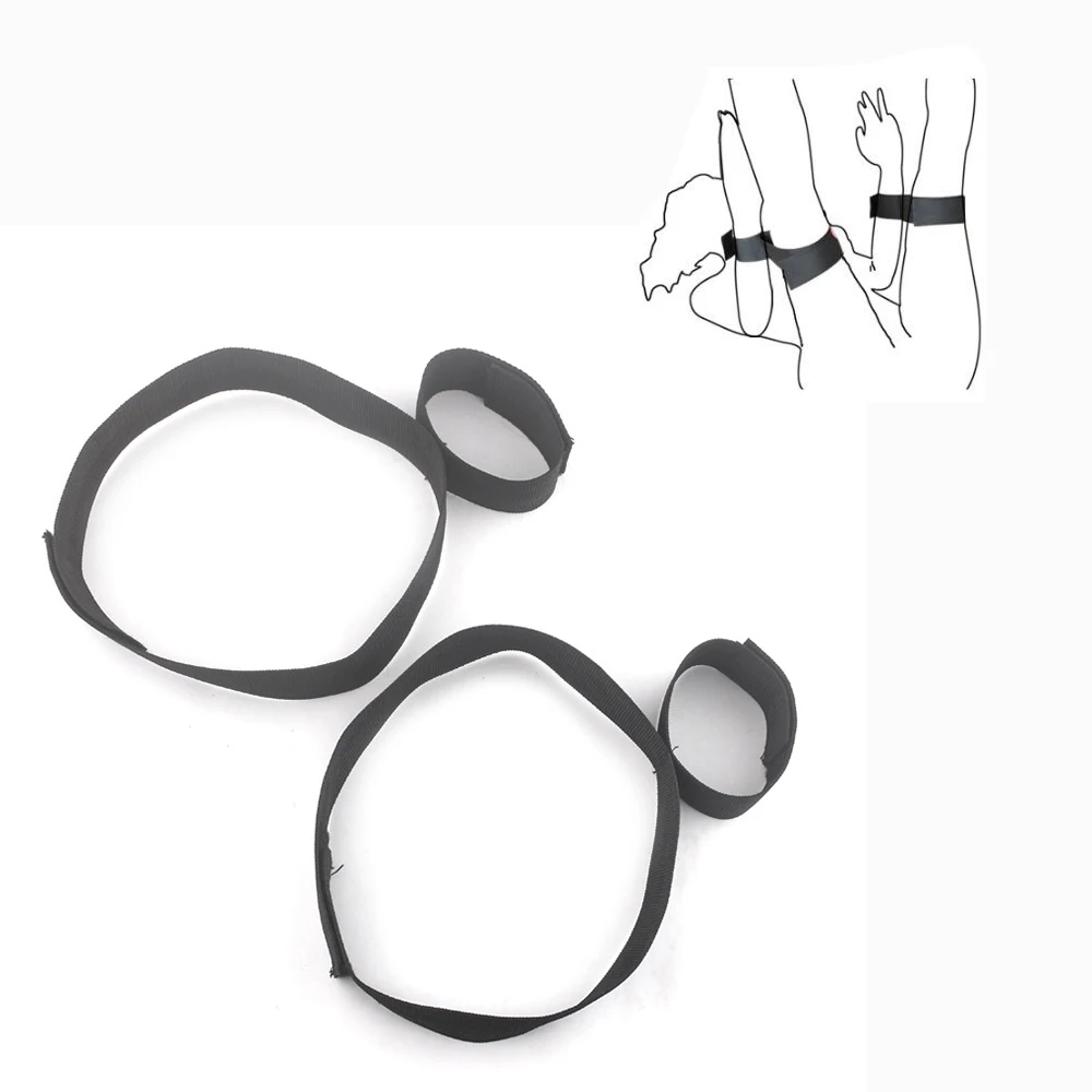 Наручники для бондажа и комплект наручников на лодыжку БДСМ флирт интимные