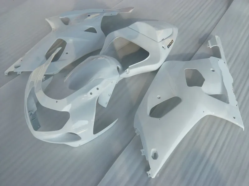 Набор обтекателей мотоцикла для GSXR600 750 01 02 03 GSXR 600 GSXR750 2001 2002 2003 ABS холодный белый