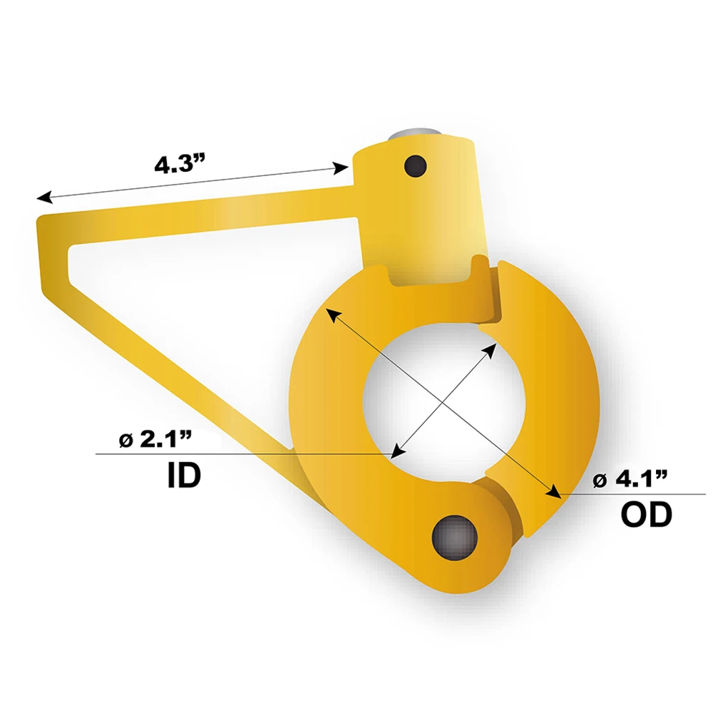 Замок King Pin из сплава для трактора прицепа блокировка сцепного колеса Rv|Замки и