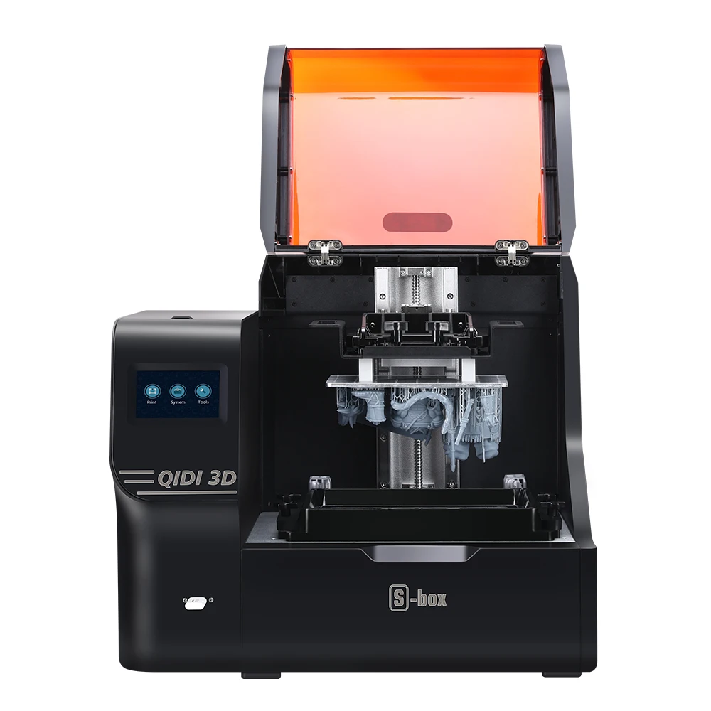 QIDI TECH S-Box Resin 3D Printer UV LCD Printer, 10.1 inch 2K LCD, 4.3 inch Touch Screen, 215x130x200mm/8.46x5.11x7.87