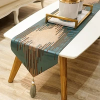 modern style table runner high quality polyester coffee table runner wedding party decoration table runner camino de mesa 34210