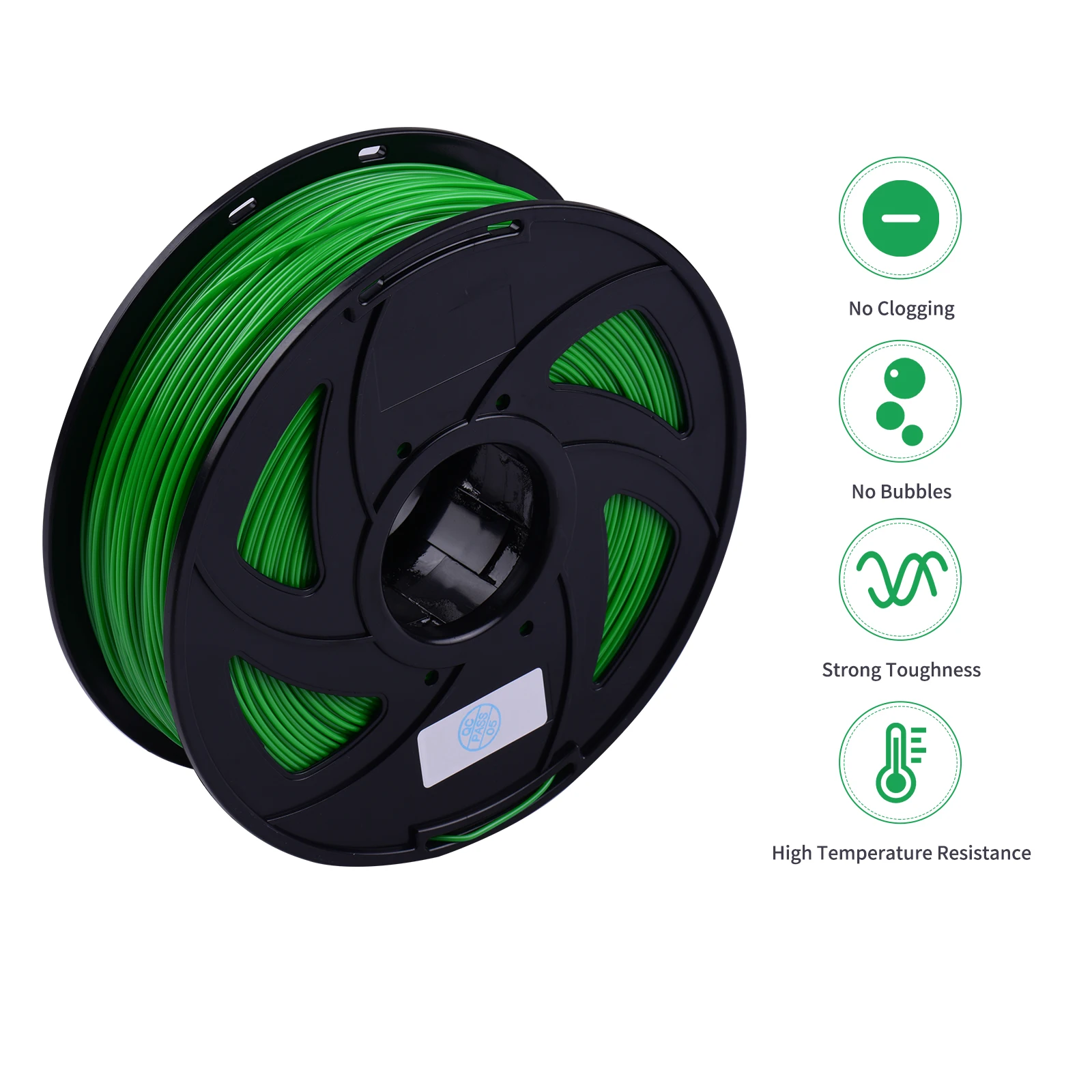 

Aibecy 3D Printer PETG Filament 1.75mm 1kg/2.2lbs Spool Filament Vacuum Sealed for Most FDM 3D Printer, 8 Colors for Option