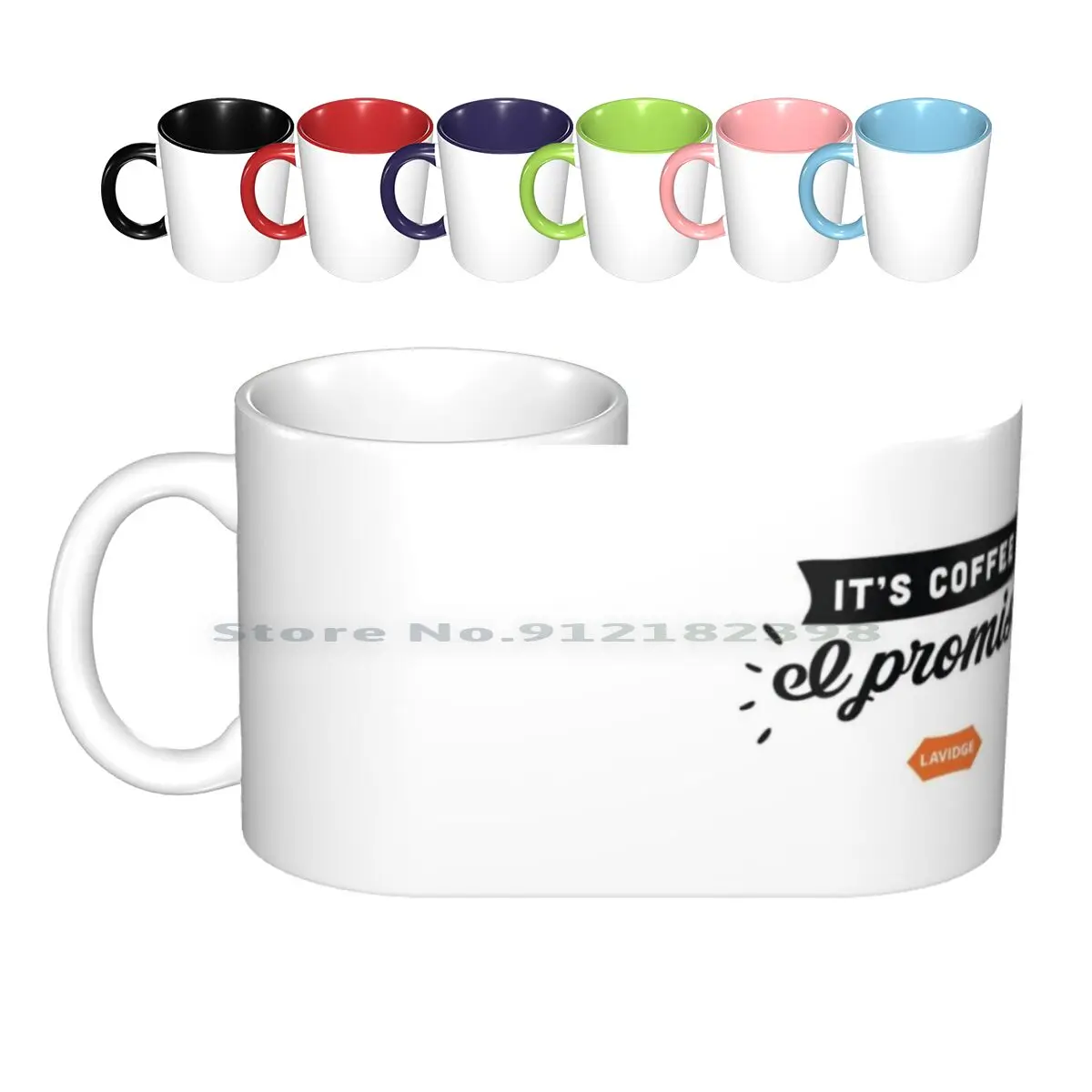 

It's Coffee I Promise Ceramic Mugs Coffee Cups Milk Tea Mug Creative Trending Vintage Gift Bottle Cup
