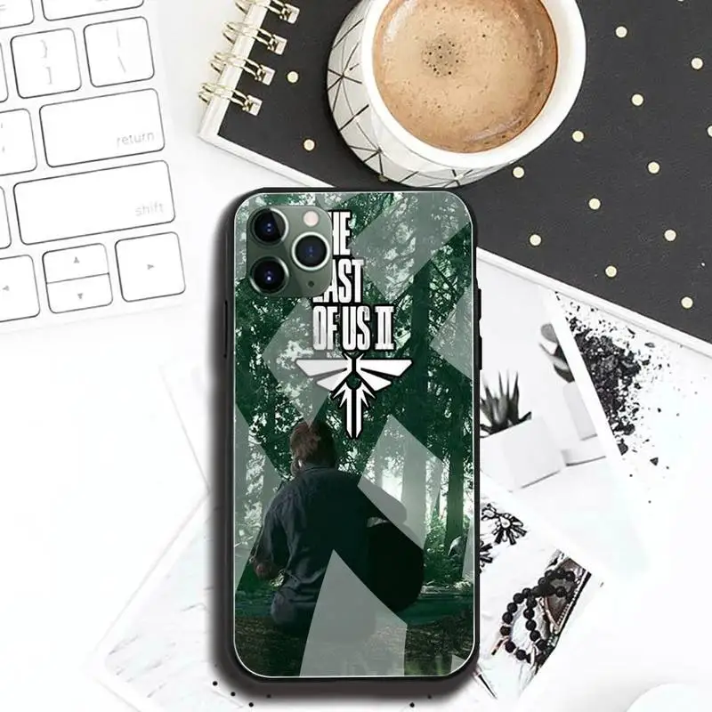 game the last of us phone case tempered glass for iphone 11 pro xr xs max 8 x 7 6s 6 plus se 2020 case free global shipping