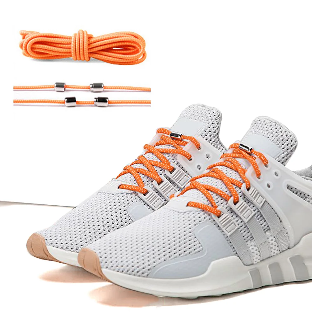 Эластичный Быстрый замок шнурки для обуви кружева без завязок Шнурки детей и