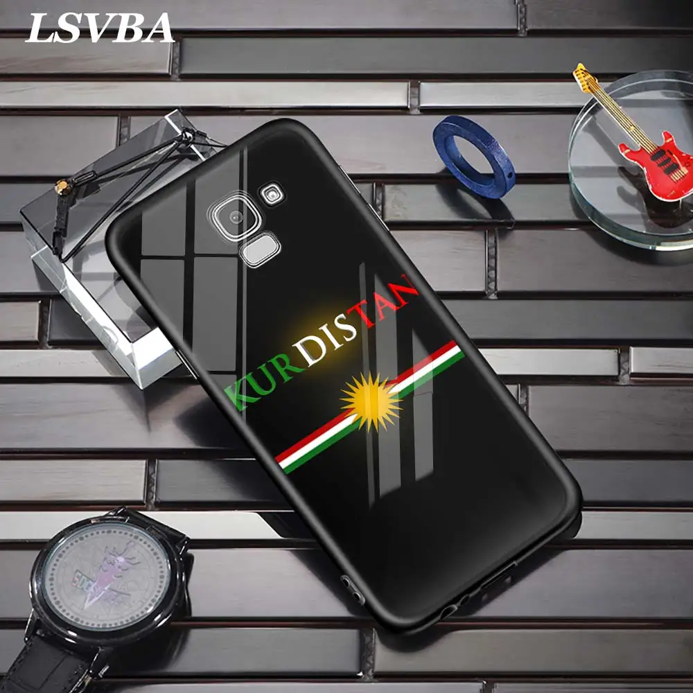 Флаг Курдистана для Samsung Galaxy J2 J3 J4 J5 J6 J7 Plus Core 2018 2017 2016 Супер Яркий глянцевый чехол