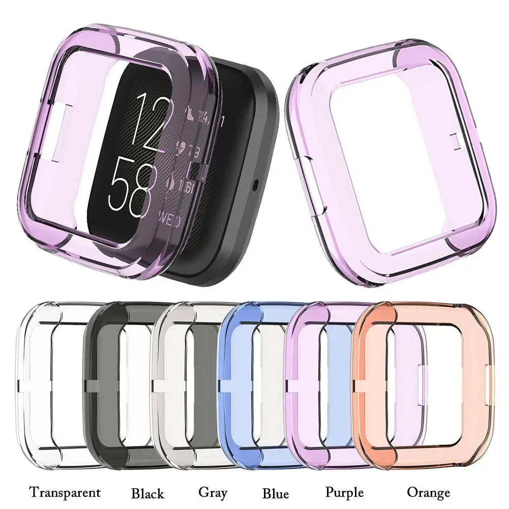 ТПУ защитный чехол для Fitbit Versa 2 умных часов Силиконовый s Ультратонкий Мягкий