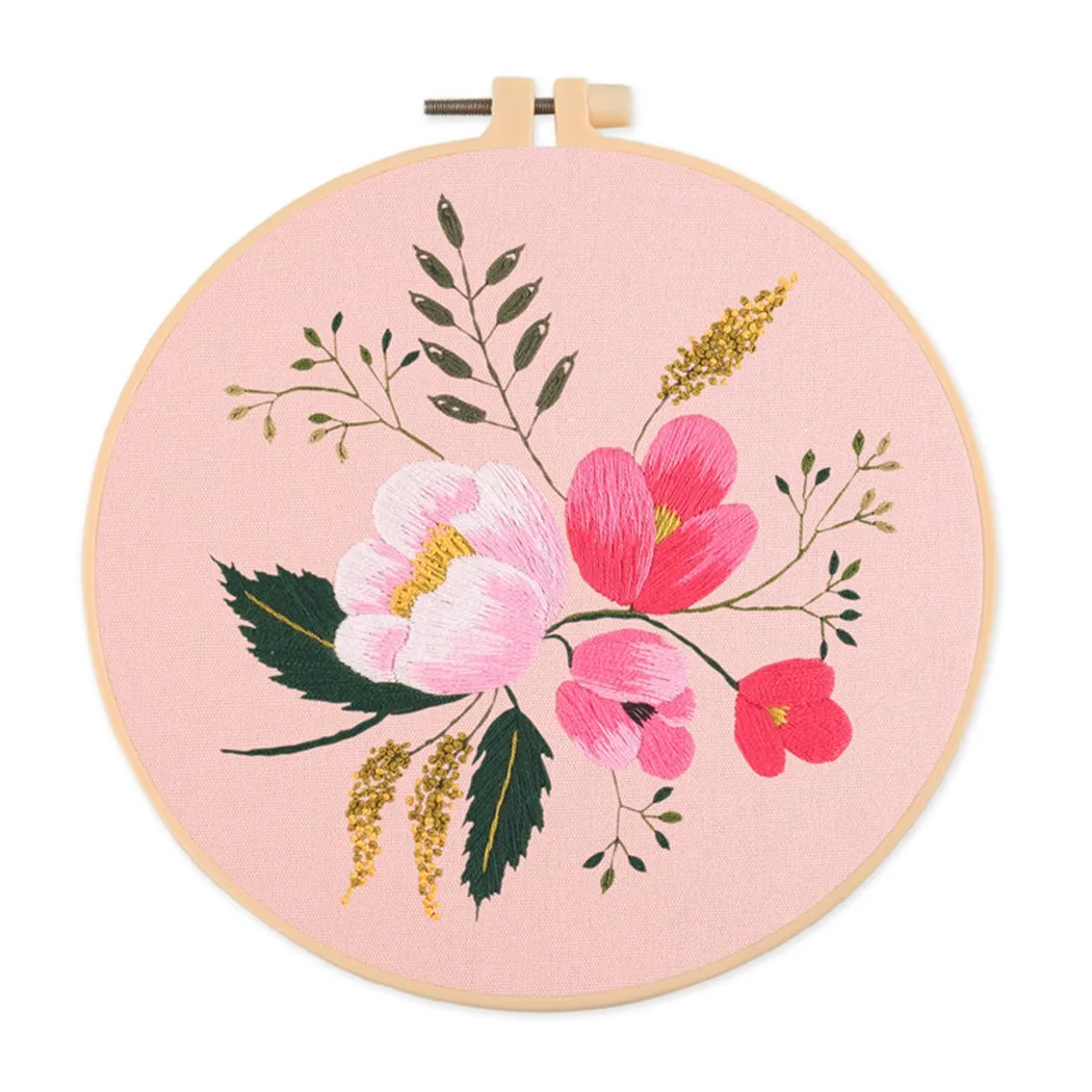 

Embroidery Kit Cross Stitch Chinese Classical Flower Style DIY Needlework Beginners Handicraft Craft Sewing Kits Christmas Gift