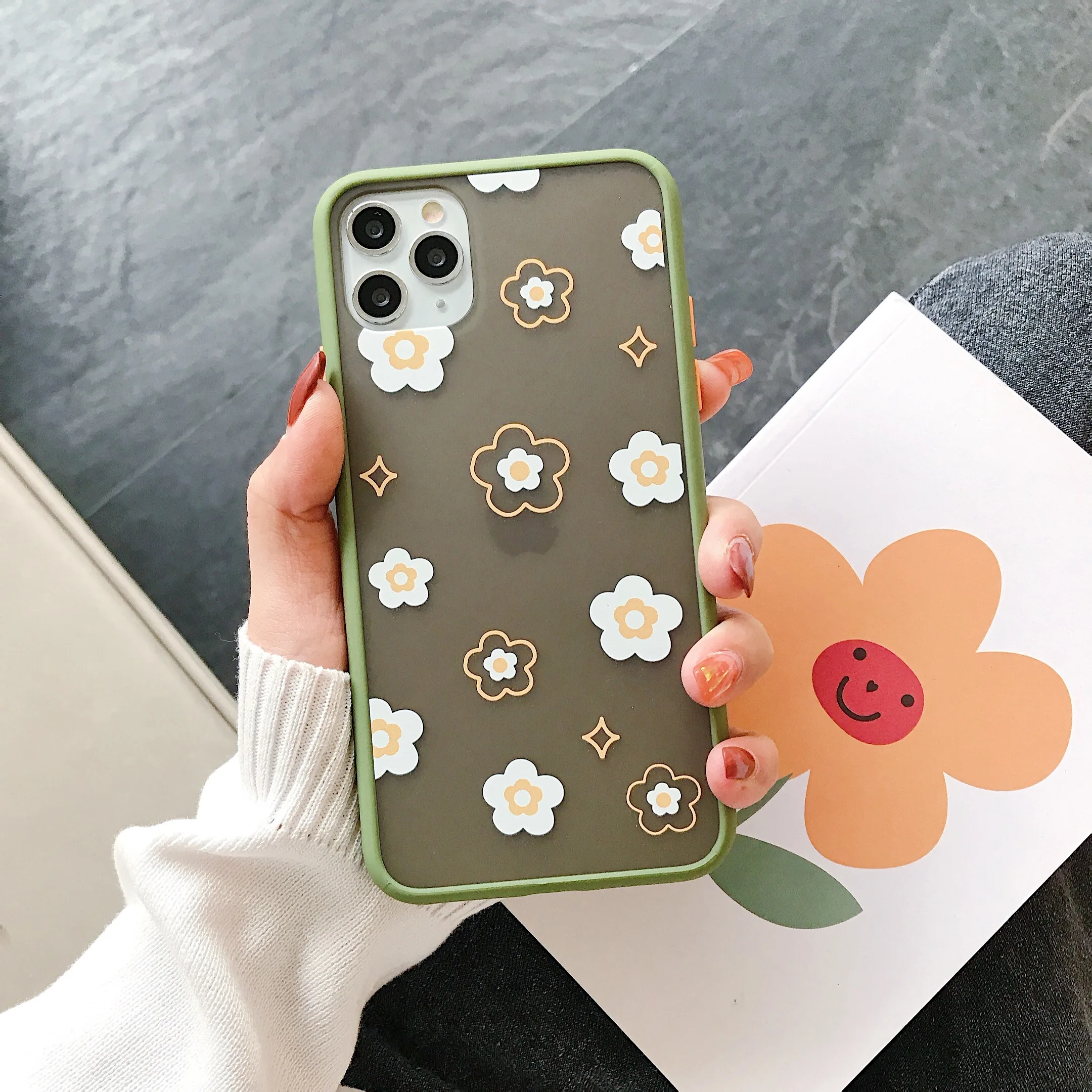 Чехол для телефона с цветами Huawei P40 P30 P20 Pro Lite Mate 30 20 Honor 8X 10 Nova 3i 5 5i V30 матовый