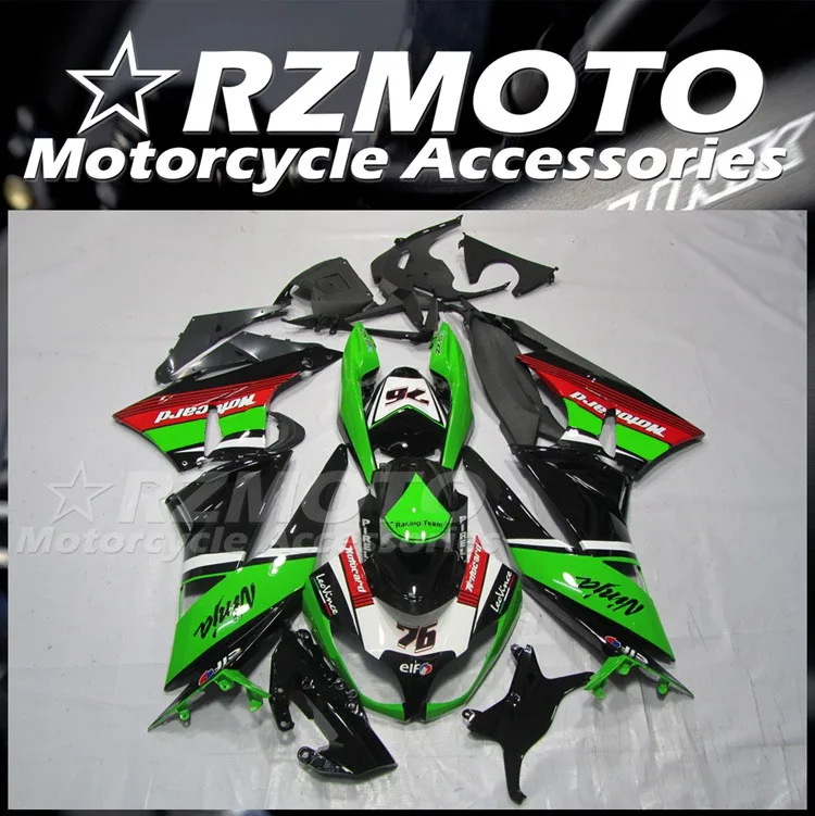 

Новый комплект обтекателей из АБС-пластика подходит для Kawasaki Ninja ZX-6R 636 ZX6R 2009 2010 2011 09 10 11 12 кузов красный зеленый 76