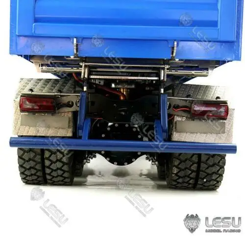 LESU MAN TGS 3 оси Трёхстороннее направление 6x6 самосвал 1/14 RC гидравлическая модель