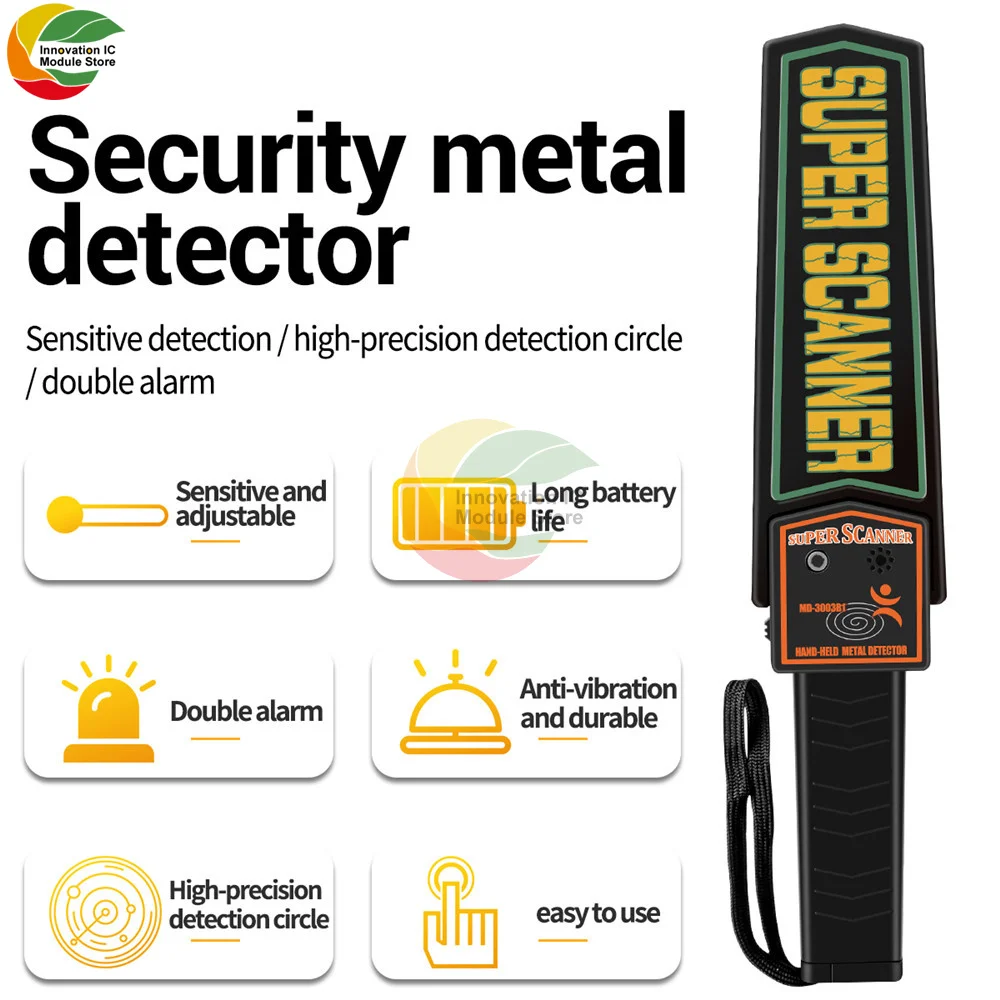 Ручной металлоискатель платформа детектор безопасности школьный осмотр