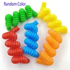 10 шт., разноцветные пластиковые игрушки-антистресс
