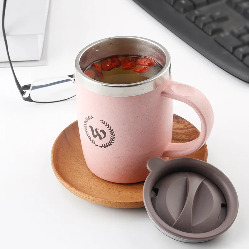 Офисная кружка кофейная чашка с крышкой из нержавеющей стали личная офисная
