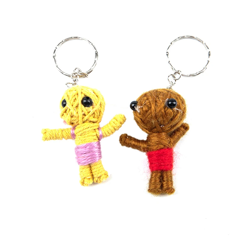 Брелок ручной работы для куклы вуду 4 шт./компл. аксессуары мини-кукол подарочные