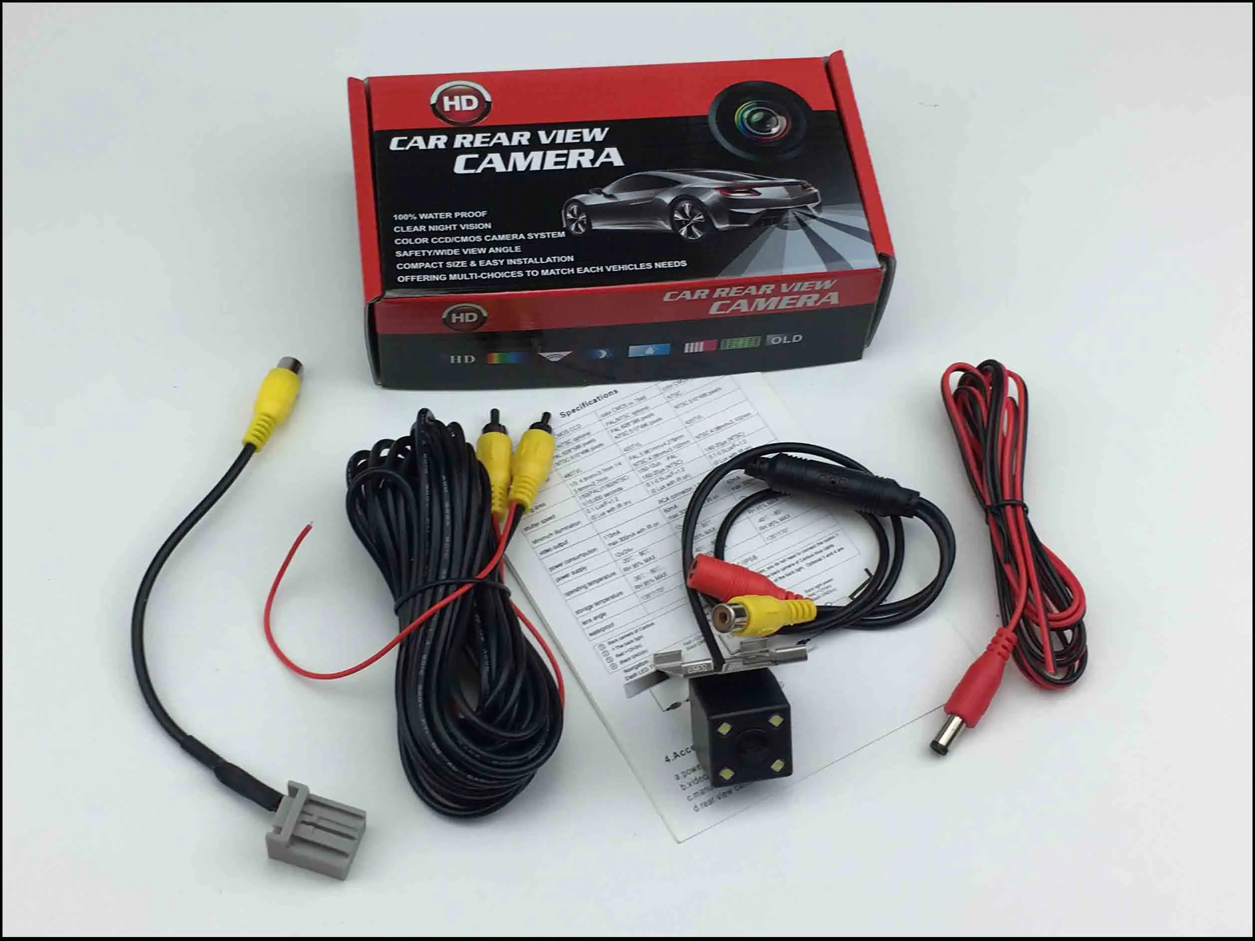 camera and cable JIAYITIAN камера заднего вида для Honda Accord/Inspire резервного копирования Камера/CCD/Ночное видение/Обратный Камера парковки Камера - Название цвета: camera and cable