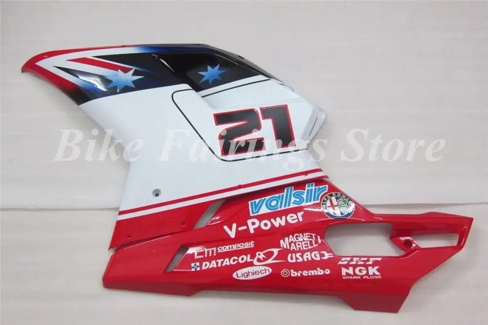 

New ABS Injection Mold Motorcycle Fairings kits Fit For Ducati 1098 848 1198 2007 2008 2009 2010 2011 2012 Custom 21 number