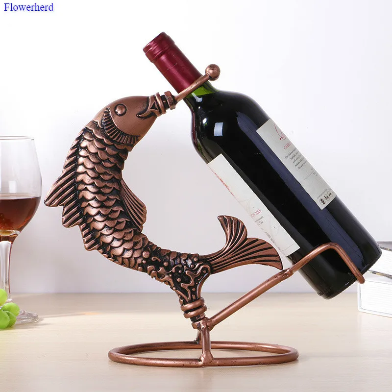 

European Creative Iron Wine Rack Decoration Wine Bottle Storage Rack Wine Holder Wine Stand Home Decoration Interior Crafts