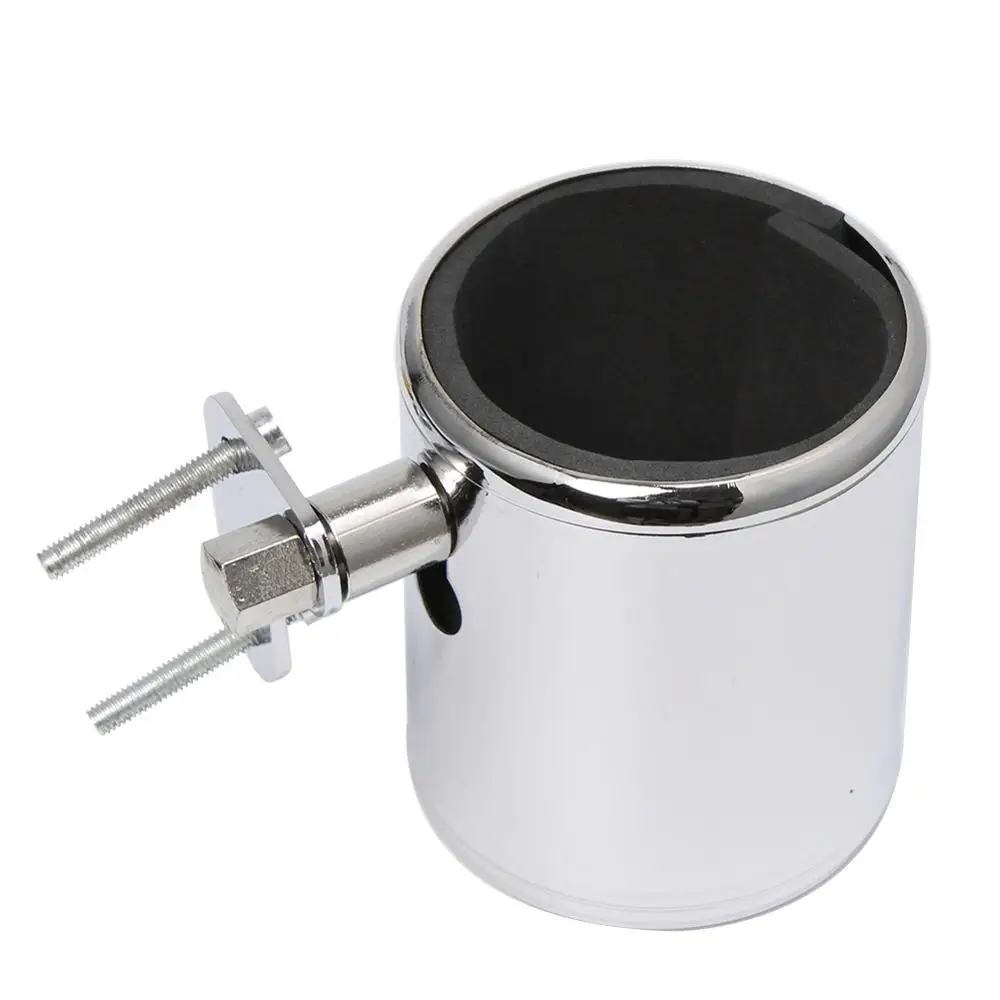 Precio Soporte Universal Cromado Para Manillar De Motocicleta, Interruptor De Embrague, Soporte Para Copa De Bebida, Montaje Para Todos Los Modelos Harley
