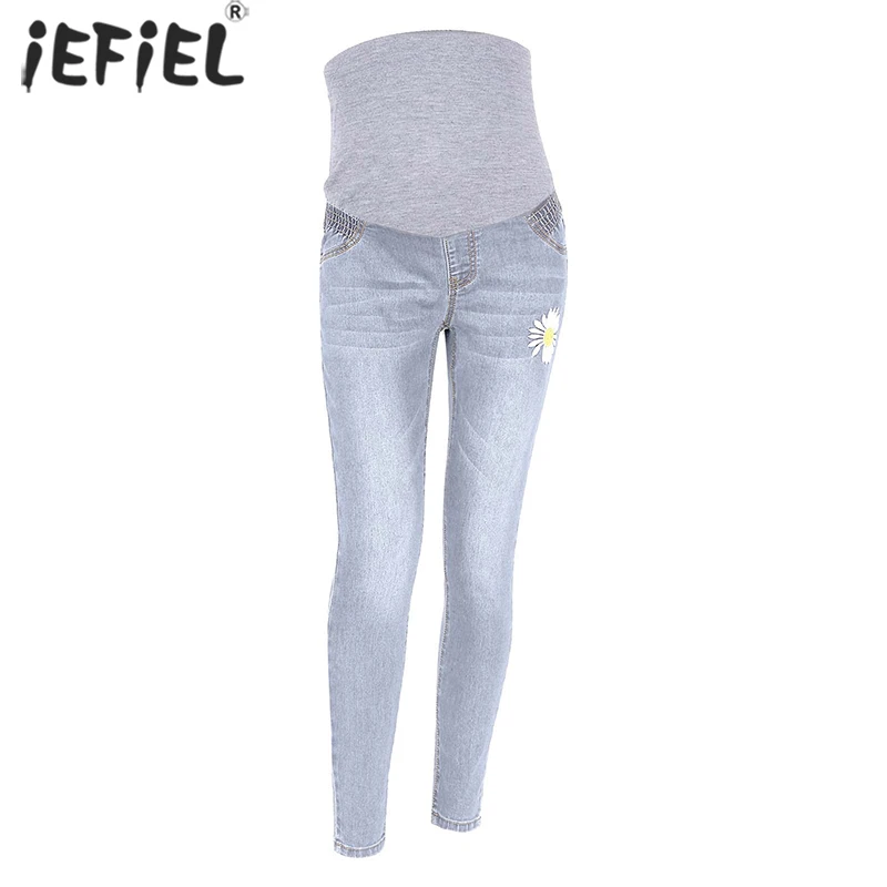 

M-2XL Maternity Jeans for Pregnant Women Pregnancy Abdominal Denim Pants Spring Pregnancy Clothes Skinny Pencil Pant Plus Size