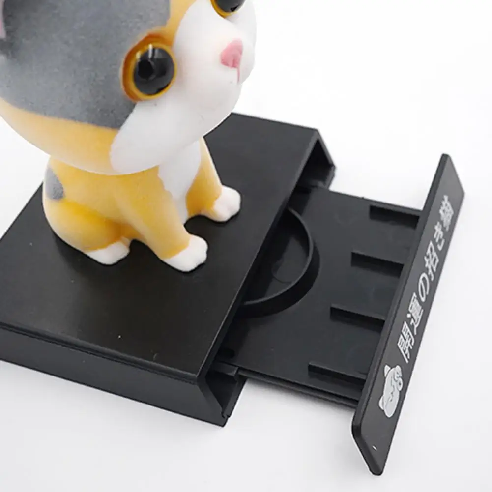 Милая кошка Вибрирующая голова кукла держатель сотового телефона украшение