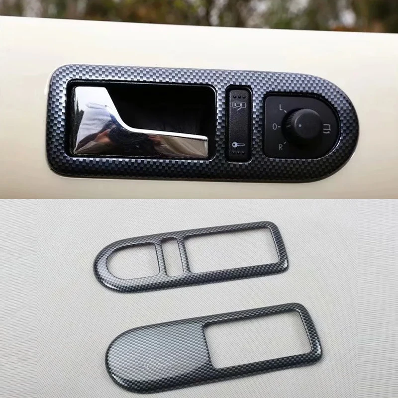 Molduras protectoras para puerta de coche, molduras para embellecer el Interior de la puerta del coche, aptas para Volkswagen Beetle 2008, 2 piezas, ABS