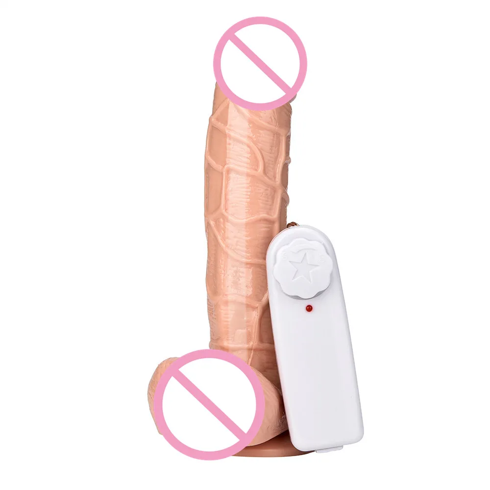 Водонепроницаемый многоскоростной вибрирующий фаллоимитатор вибратор для