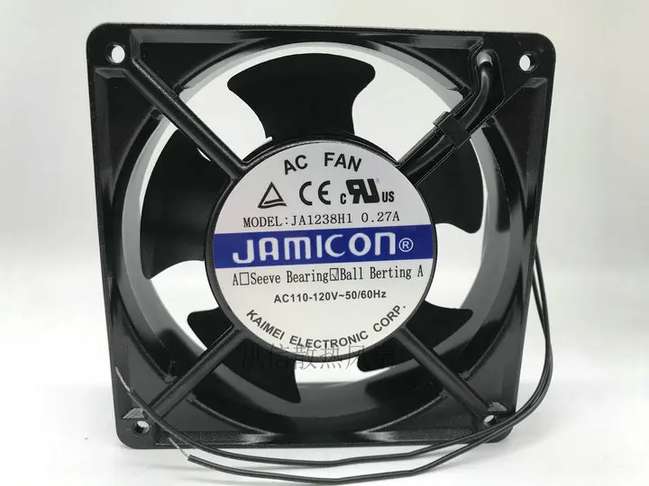 Новый JA1238H3 JA1238H2 JA1238H1 JA1238H2B0N-T JA1225H2B0N JAMICON осевой вентилятор 110V 220V 380V 120х120х38mm 12038