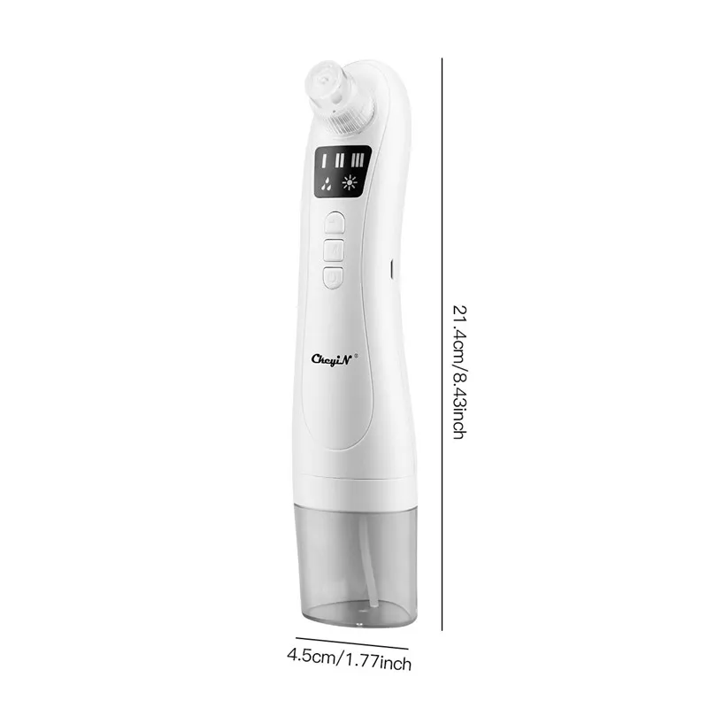 

Hot Compress Electric Vacuum Blackhead Remover Small Bubble Facial Pore Deep Cleansing Acne Extractor Micro Bubble Skin Cleaner