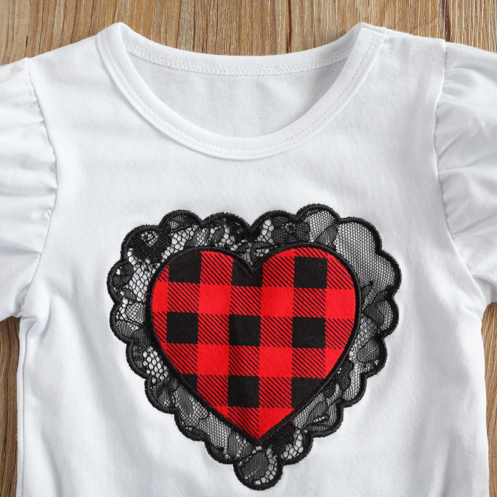 Комплект одежды для маленьких девочек из 3 предметов футболка с коротким рукавом