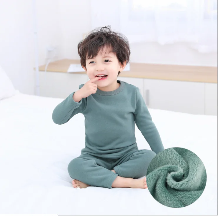 

Soft Baby Kids Pajamas Sets Boys Sleepwear Suit Autumn Girls Pajamas Long Sleeve Pijama Tops+Pants 2pcs Children Clothing