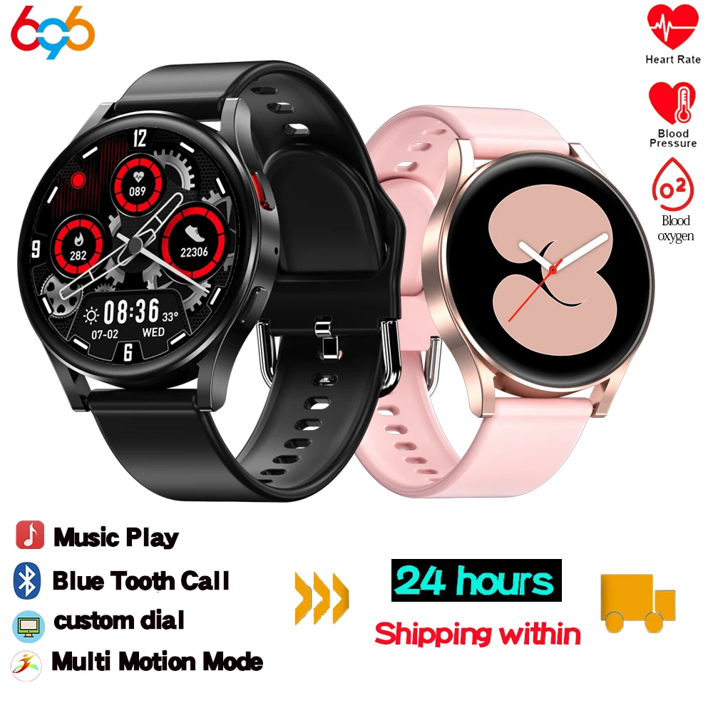 

2021 New Women Smart Watch 1.28 Inch Round Screen BT Call Watches Heart Rate Blood Oxygen Monitor Fitness Tracker Men Smartwatch