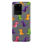 FunnyTechПрозрачный чехол для Samsung Galaxy S20 Ultra l с мини-динозаврами