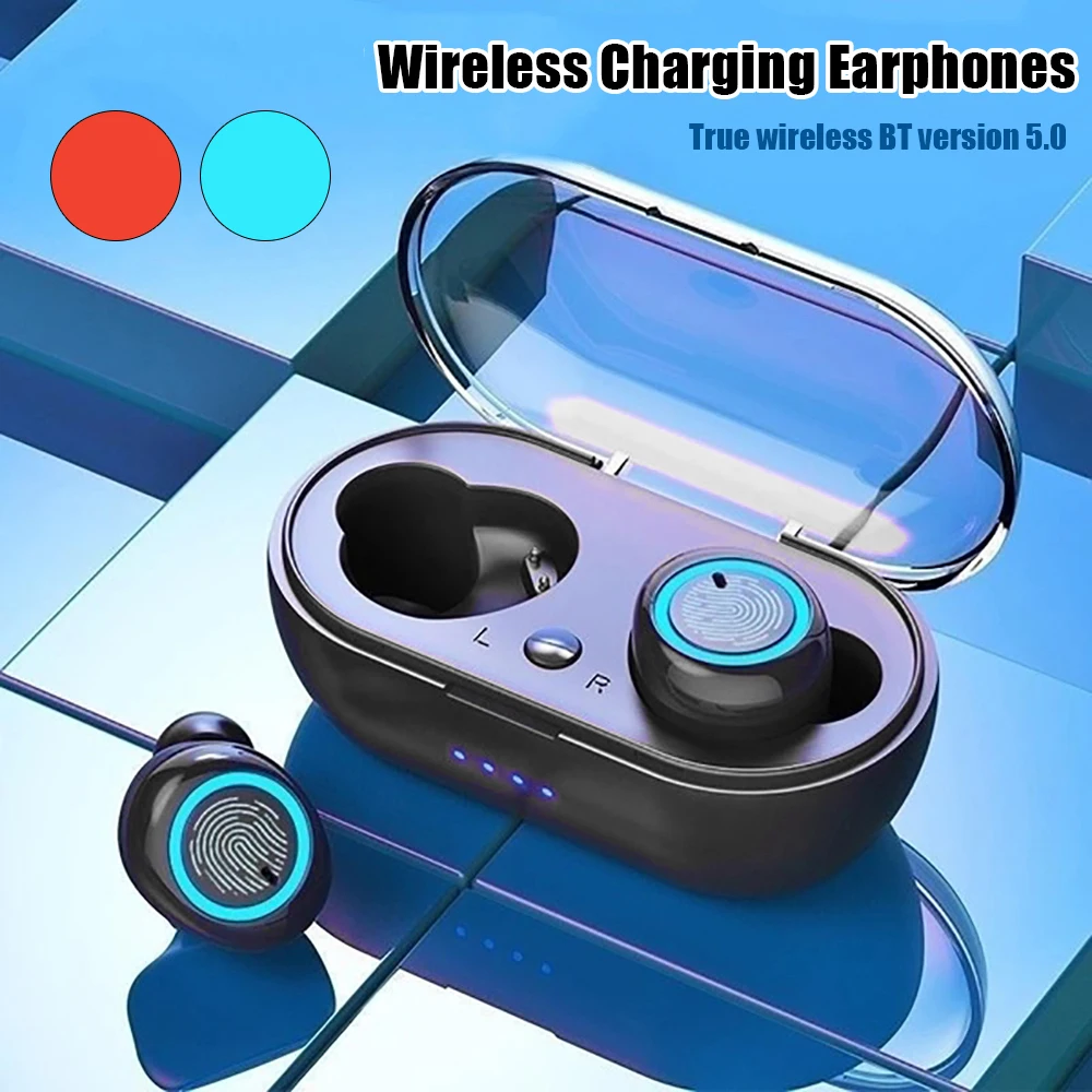 TWS стереонаушники с поддержкой Bluetooth 5 0 и зарядным футляром|Наушники гарнитуры| |