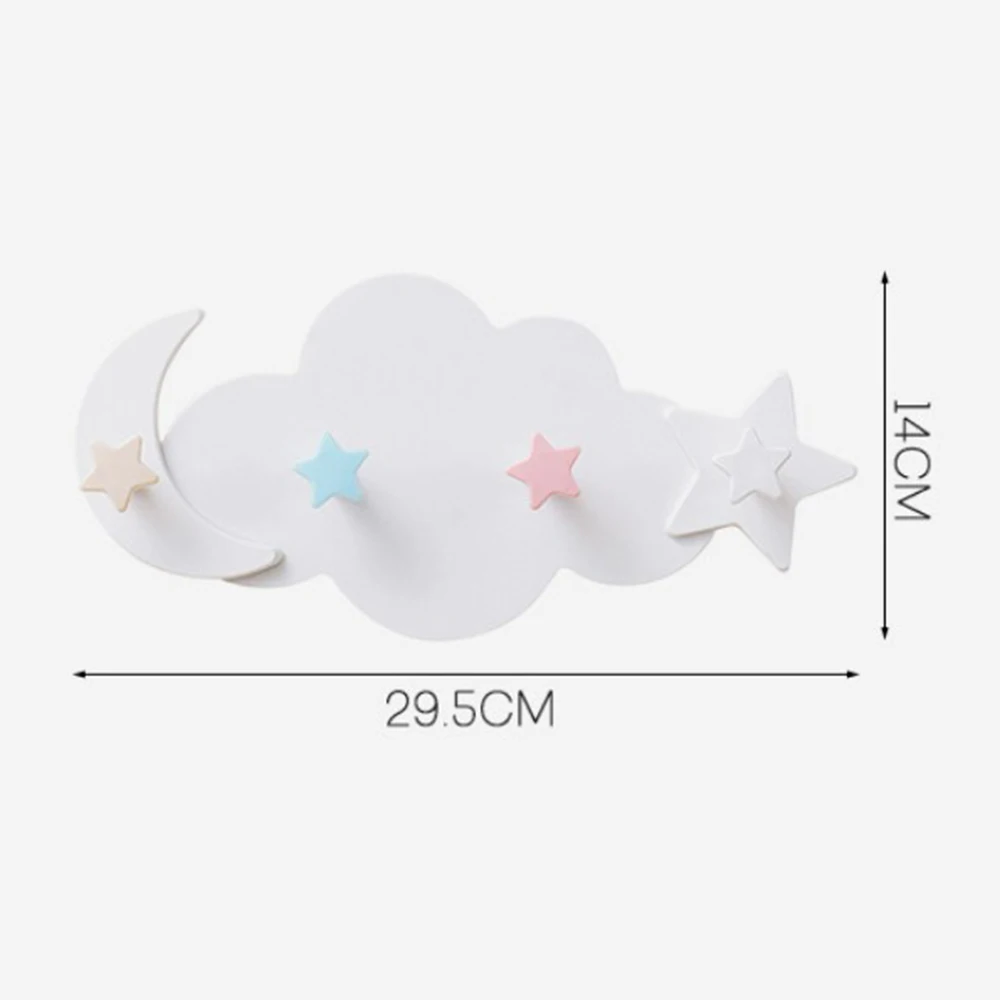 Облако мультфильм вискоза крючок настенная подвесная дверь задняя вешалка для