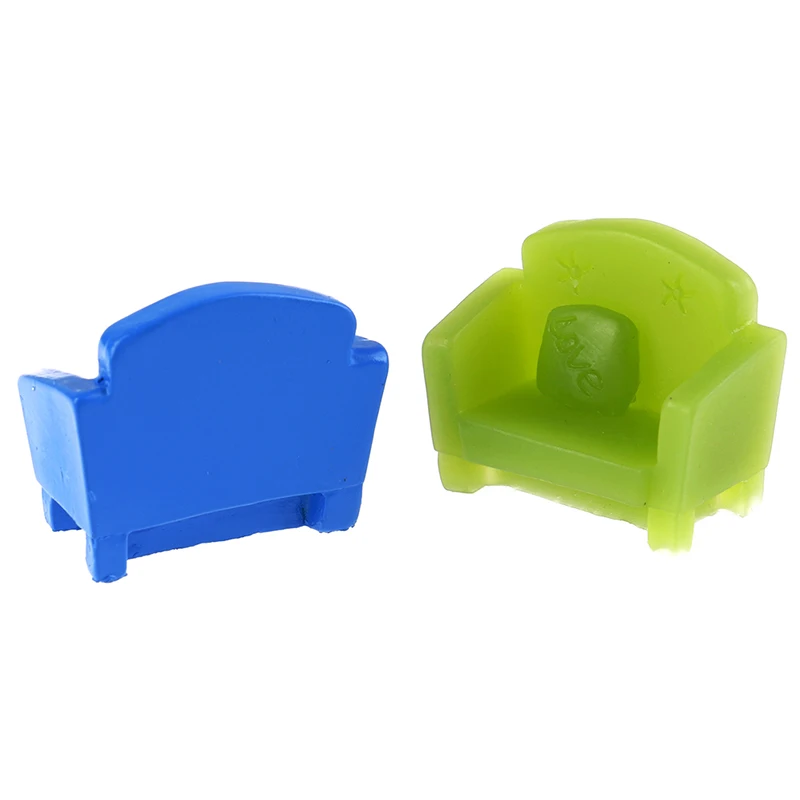 Мини кукольный домик мебель игрушки Кукольный диван стул миниатюрная Наборы для