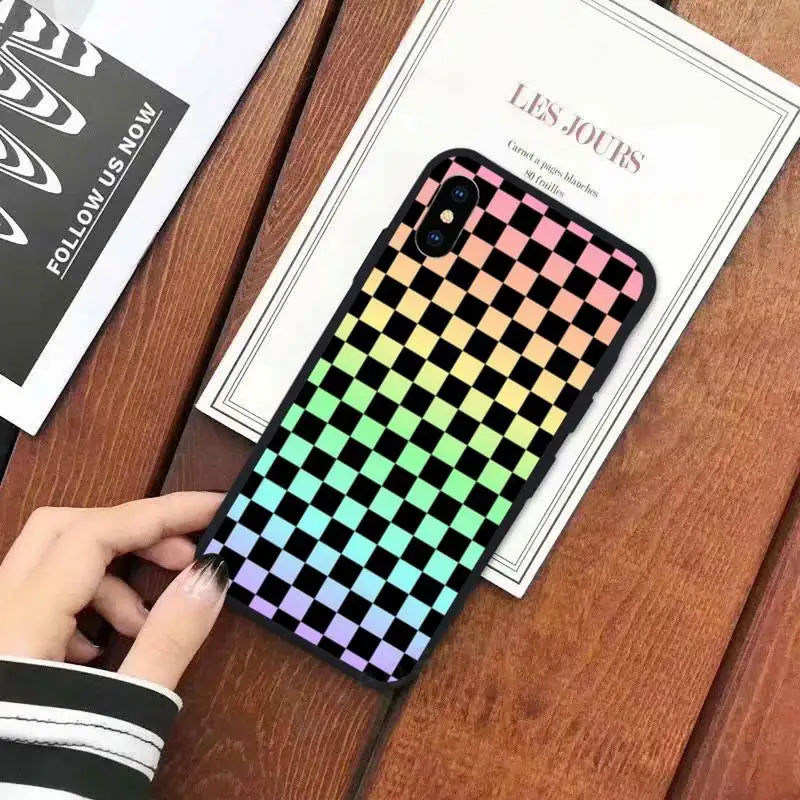 

Checkerboard Plaid Checked Checkered Phone Case for iPhone 11 12 mini pro XS MAX 8 7 6 6S Plus X 5S SE 2020 XR
