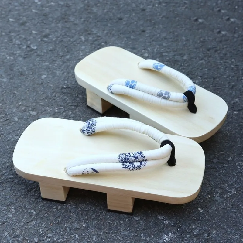 Geta/Сабо Женская и мужская обувь унисекс в японском стиле Деревянная Летние