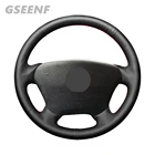 Чехол рулевого колеса автомобиля для Mercedes-Benz W163 M-Class ML230 270 320 350 430 500 199 черная прошитая вручную искусственная кожа