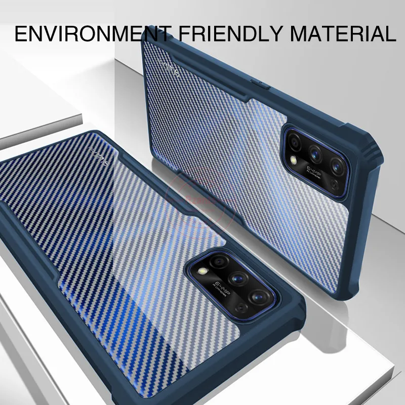 

Rzants For OPPO Realme 7 4G 7 Pro Realme C17 Phone Case Hard Hybrid Shockproof Slim Crystal Clear Cover Double Casing