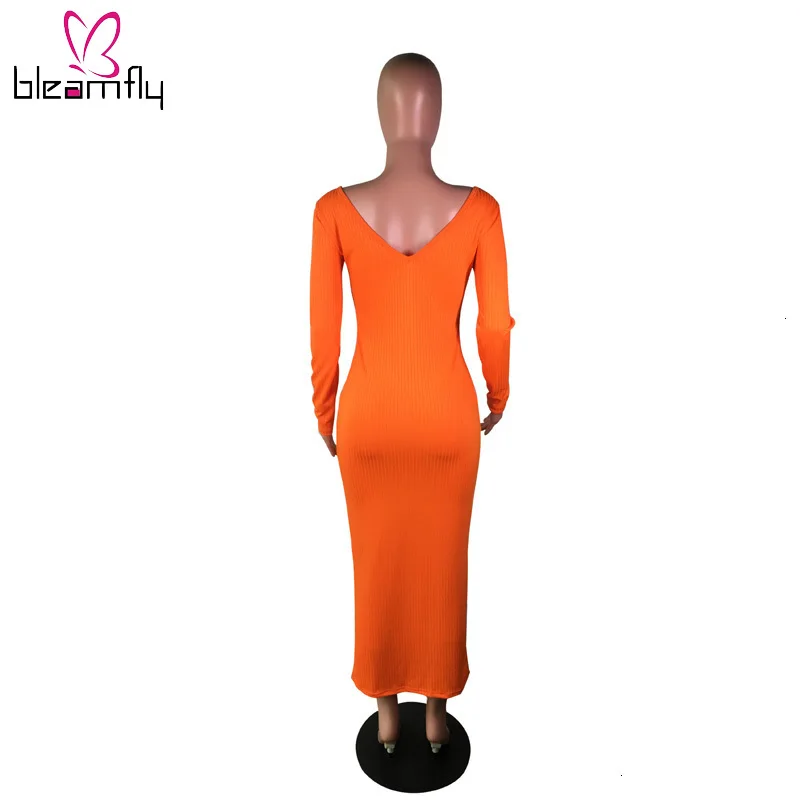 Сексуальное облегающее платье миди с глубоким v образным вырезом женская одежда