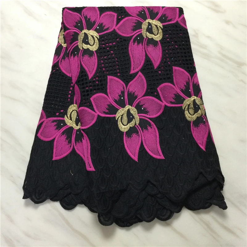 

Swiss Voile Lace Fabric Cotton Lace for Women Dress African Laces Fabrics Latest Design