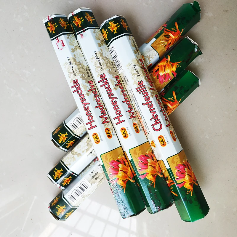 Одна маленькая коробка жимолость палочка благовония для целительной комнаты