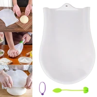 kneading mess free bag silicone kneading dough bag versatile dough mixer for bread pizza tortilla silicone bakeware ls