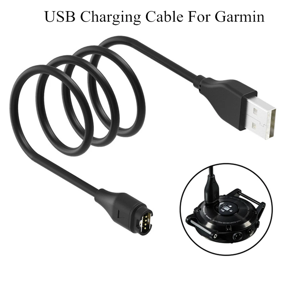 USB Charging Cable Replacement Fast Charger Data Cord for Garmin Forerunner 945 935 245 245M 45 45S Music Instinct Vivoactive 3 |