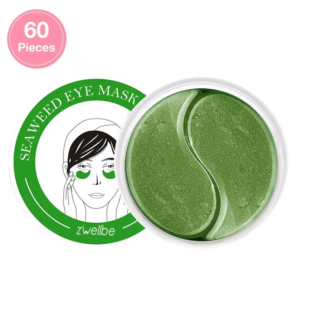Водоросли 60 шт. гидрогелевые патчи для глаз восстанавливающие маски от морщин